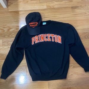 Princeton University sweatshirt & Volleyball Hat
